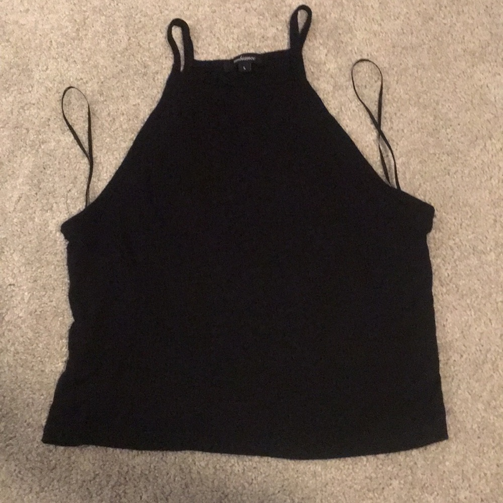 black tank top